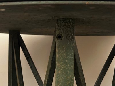 Lot 54 - A circular side table