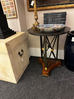 Lot 54 - A circular side table