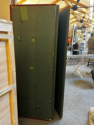 Lot 119 - A six-fold paper screen