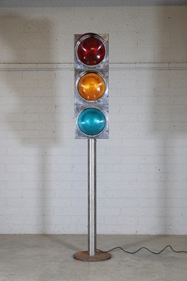 Lot 303 - An American set of traffic lights