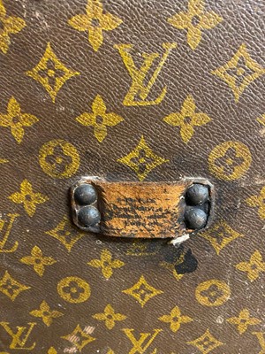 Lot 1552 - A Louis Vuitton monogrammed canvas cabin trunk