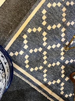 Lot 431 - A diamond pattern durrie
