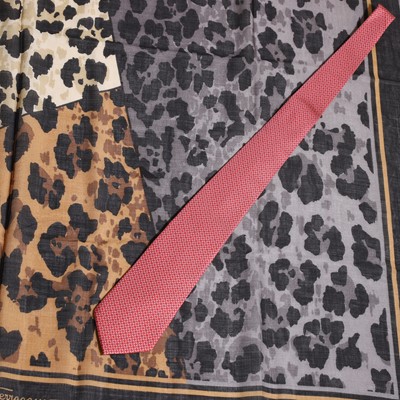 Lot 500 - Salvatore Ferragamo shawl and tie