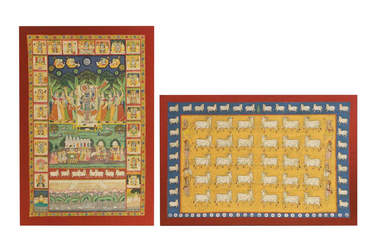 Lot 289 - ​​Two pichhwai paintings