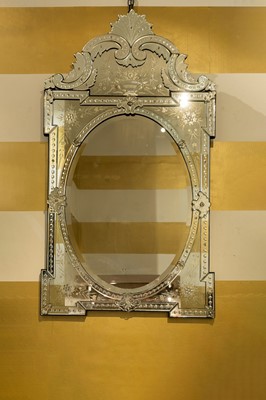 Lot 152 - A large Venetian-style mirror