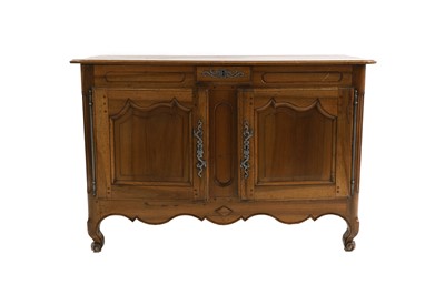 Lot 677 - A Louis XV French fruitwood buffet