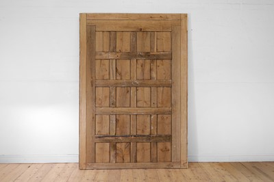 Lot 491 - A large Louis XVI-style painted and parcel-gilt wooden pier mirror