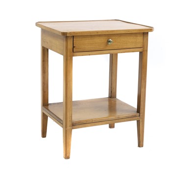 Lot 635 - A fruitwood side table