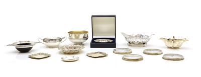 Lot 64 - A collection of silver dishes