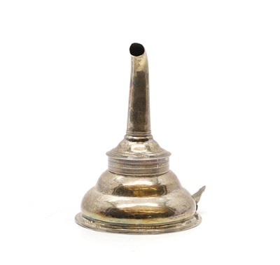 Lot 43 - A George III silver wine funnel