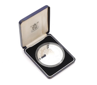 Lot 80 - A St Helena & Ascension Island silver proof coin