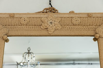 Lot 262 - A sailor's knotwork mirror