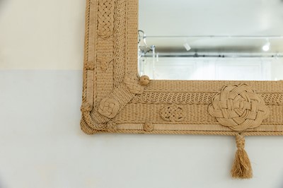 Lot 262 - A sailor's knotwork mirror