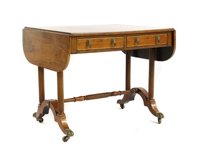 Lot 486 - A Regency inlaid rosewood sofa table