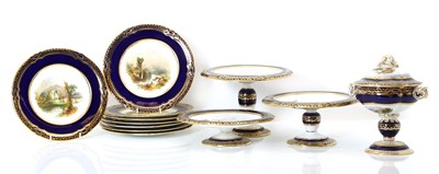 Lot 98 - A Coalport desert service