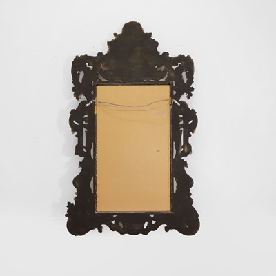 Lot 390 - A large gilt wall mirror
