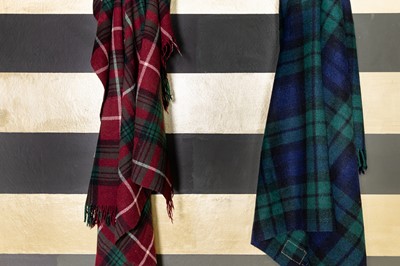 Lot 178 - Two wool tartan blankets