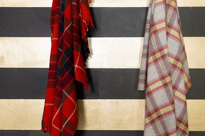 Lot 175 - Two tartan wool blankets