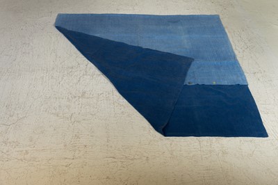 Lot 366 - Two indigo bed covers