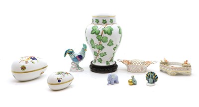 Lot 166 - A collection of Herend porcelain