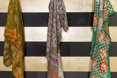 Lot 136 - A group of kantha quilts