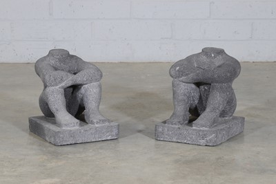 Lot 481 - A pair of sculptures