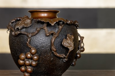 Lot 113 - A bronze vase