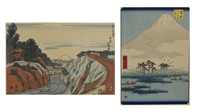 Lot 117 - Two Japanese woodblock prints