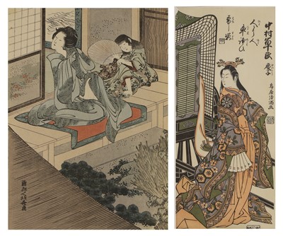 Lot 121 - Two Japanese woodblock prints