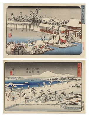 Lot 125 - Two Japanese woodblock prints