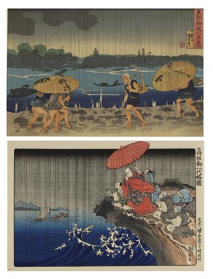 Lot 127 - Two Japanese woodblock prints