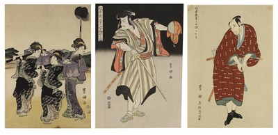 Lot 133 - Three Japanese woodblock prints