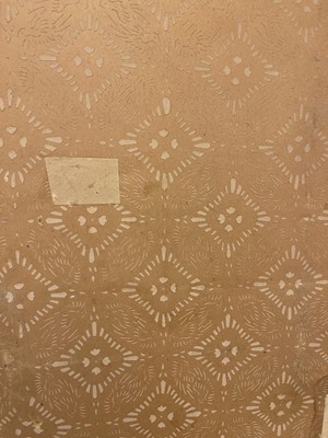 Lot 40 - A two-fold painted and silvered screen