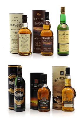 Lot 306 - A selection of Scotch Malt whiskies