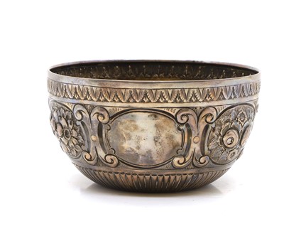 Lot 33 - A Victorian silver bowl