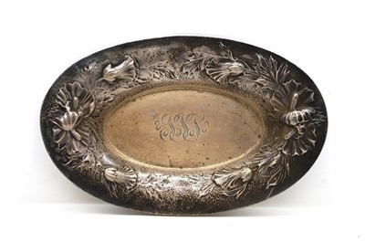 Lot 29 - An American silver oval bowl