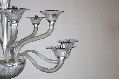 Lot 693 - A Murano glass chandelier