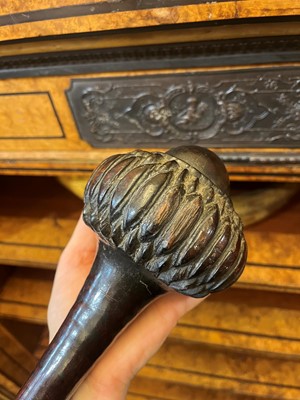 Lot 377 - Two Oceanic wooden throwing clubs