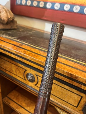 Lot 377 - Two Oceanic wooden throwing clubs