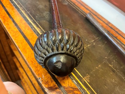 Lot 377 - Two Oceanic wooden throwing clubs