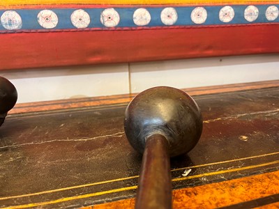 Lot 377 - Two Oceanic wooden throwing clubs