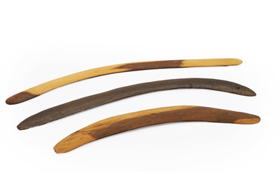 Lot 300 - A group of three boomerangs