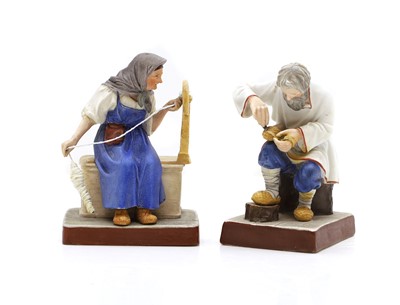 Lot 178 - Two Gardner bisque porcelain figures