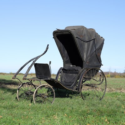 Lot 435 - A Victorian pony phaeton