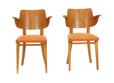 Lot 680 - A pair of Thonet elbow chairs