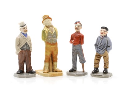 Lot 148 - A group of four Worcester porcelain figures