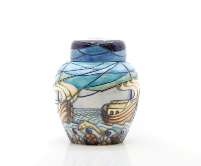 Lot 84 - A Moorcroft 'Winds of Change' ginger jar and cover