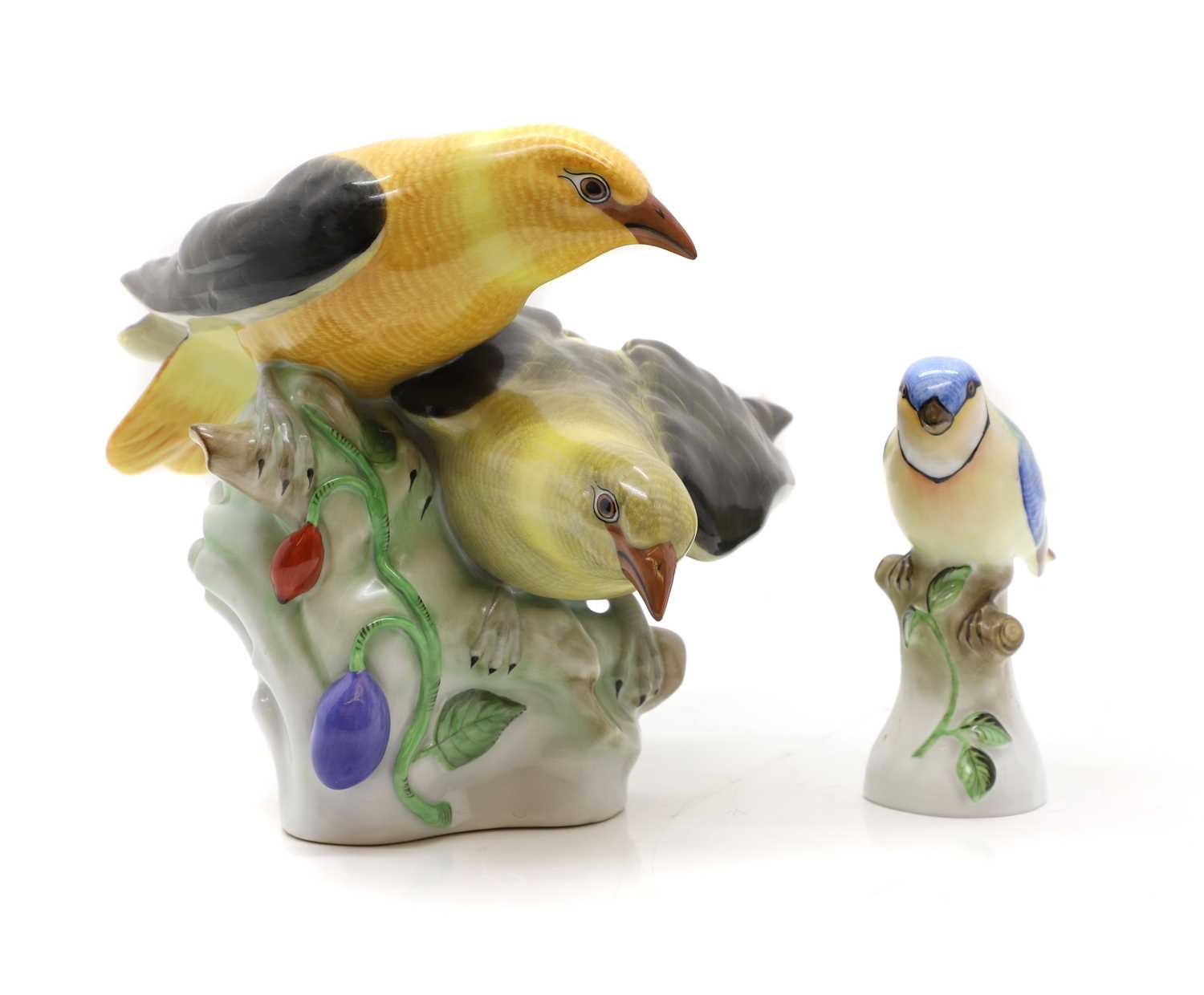 Lot 130 - Two Herend porcelain figures