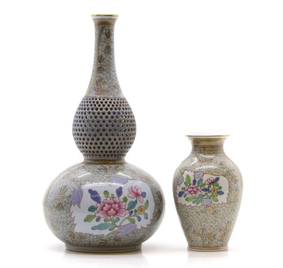 Lot 236 - Two Herend porcelain vases