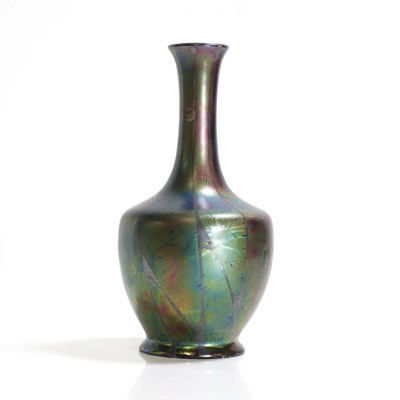 Lot 3 - A Heliosine iridescent pottery vase